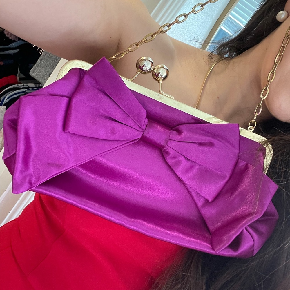 Small ALDO purple clutch bag